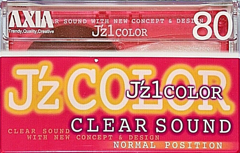 Compact Cassette AXIA J`z 1 Color 80 "JZ1J 80" Type I Normal 2001 Japan