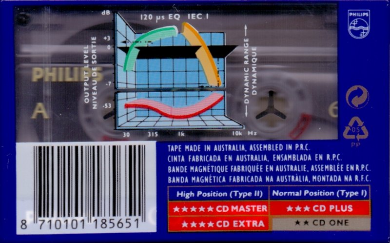 Compact Cassette: Philips  - CD One 60