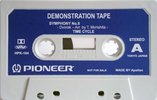 Compact Cassette Pioneer "HPK-104" Demonstration Tape 1980 Japan
