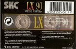 Compact Cassette SKC LX 90 Type I Normal 1999 Worldwide