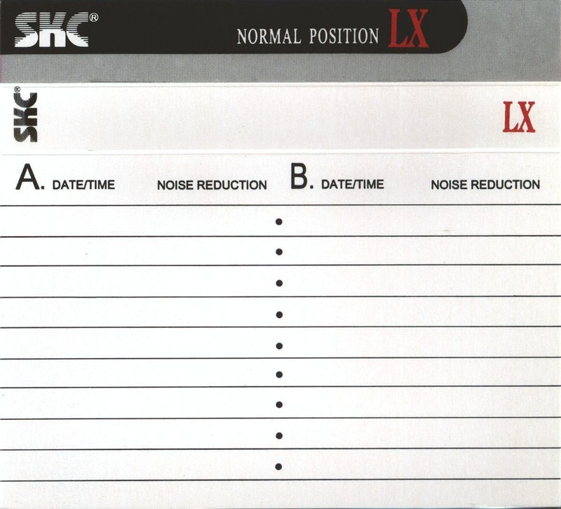 Compact Cassette: Saehan SKC - LX 90