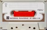 Compact Cassette National RT 120 "RT-120A" Type I Normal 1969 Worldwide