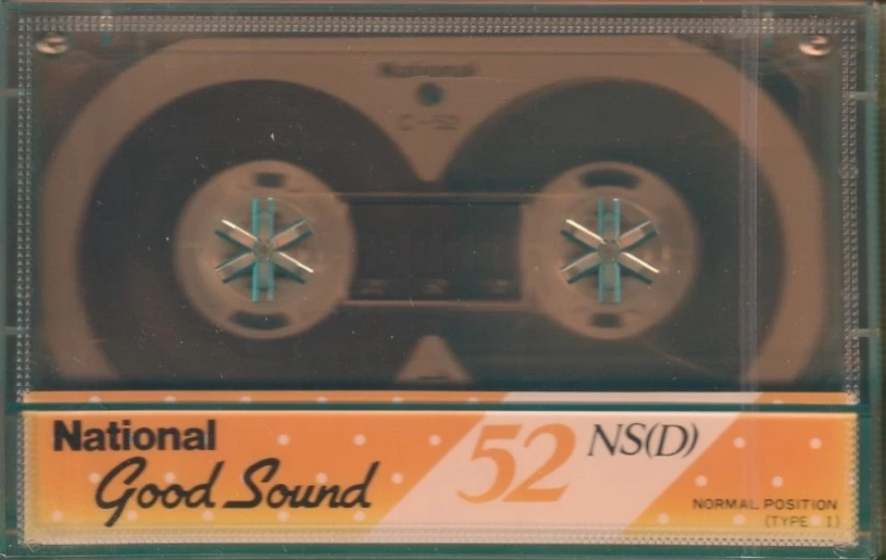 Compact Cassette National NS 52 "RT-52NS (D)" Type I Normal 1985 Japan