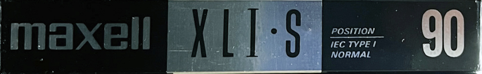 Compact Cassette Maxell XLI-S 90 Type I Normal 1991 Europe