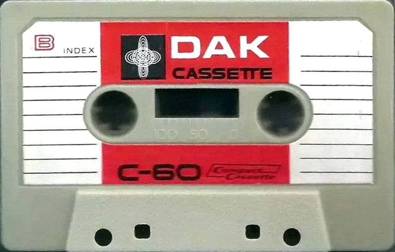 Compact Cassette DAK 60 Type I Normal 1970 Hong Kong