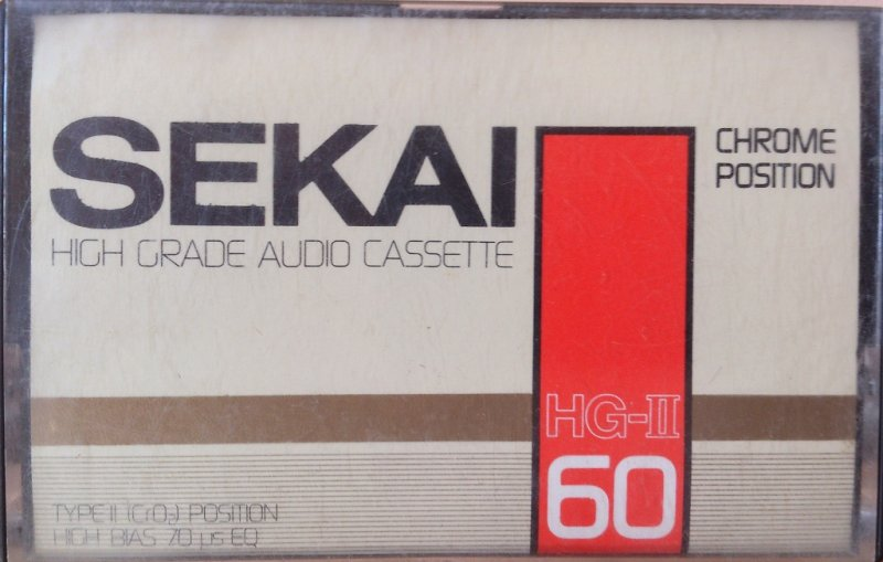 Compact Cassette Sekai 60 Type II Chrome Argentina