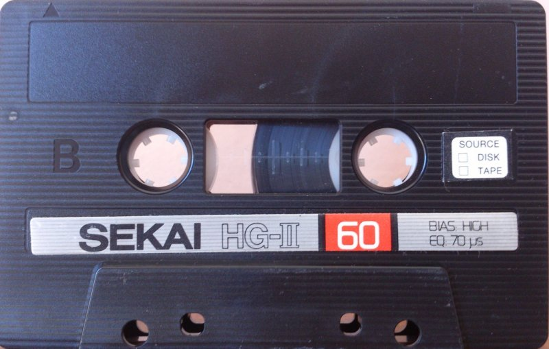 Compact Cassette Sekai 60 Type II Chrome Argentina