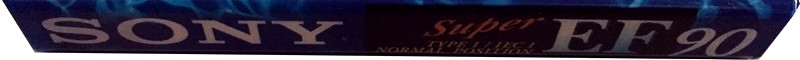 Compact Cassette Sony Super EF 90 Type I Normal 1995 Europe