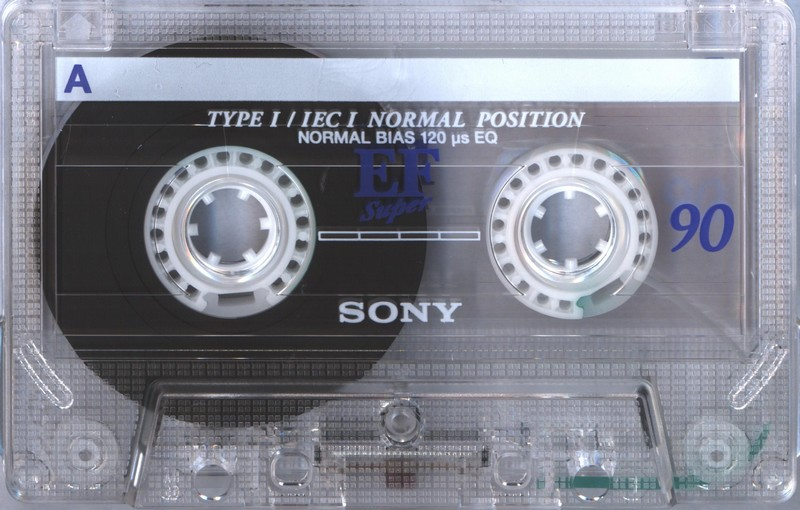 Compact Cassette Sony Super EF 90 Type I Normal 1995 Europe