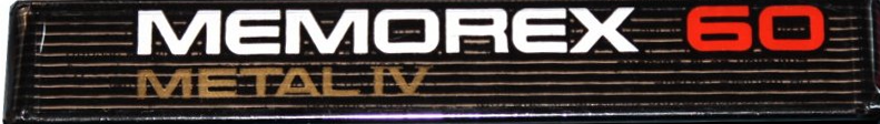 Compact Cassette Memorex Metal IV 60 Type IV Metal 1982 USA