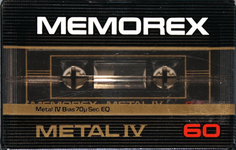 Compact Cassette Memorex Metal IV 60 Type IV Metal 1982 USA