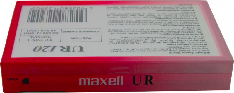 Compact Cassette Maxell UR 120 Type I Normal 1996 Europe