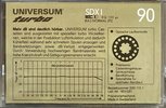 Compact Cassette Universum SDXI 90 Type I Normal 1987 Europe