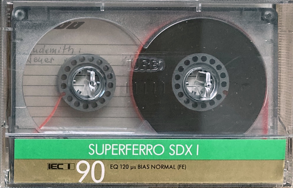 Compact Cassette Universum SDXI 90 Type I Normal 1987 Europe