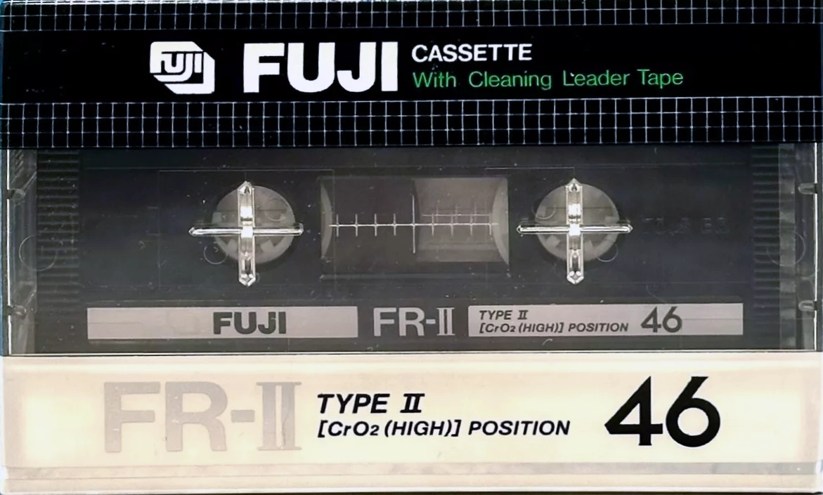 Compact Cassette Fuji FR-II 46 Type II Chrome 1982 Japan