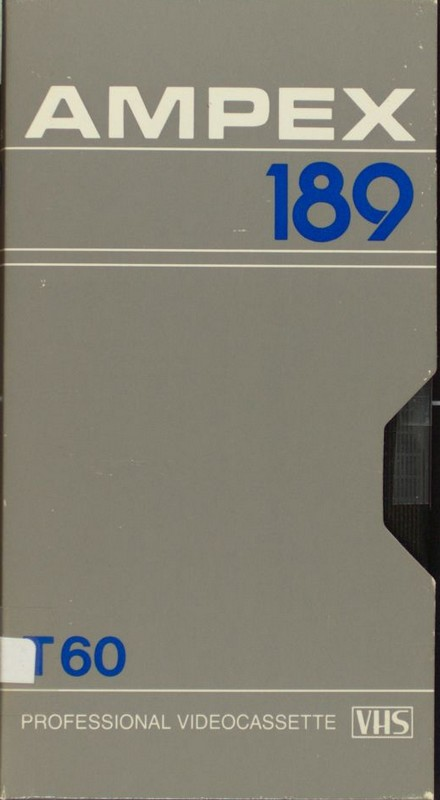 VHS, Video Home System: AMPEX Ampex - 189 60