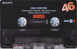 Compact Cassette Sony CDix II 46 "C-46CDX2C" Type II Chrome 1995 Japan