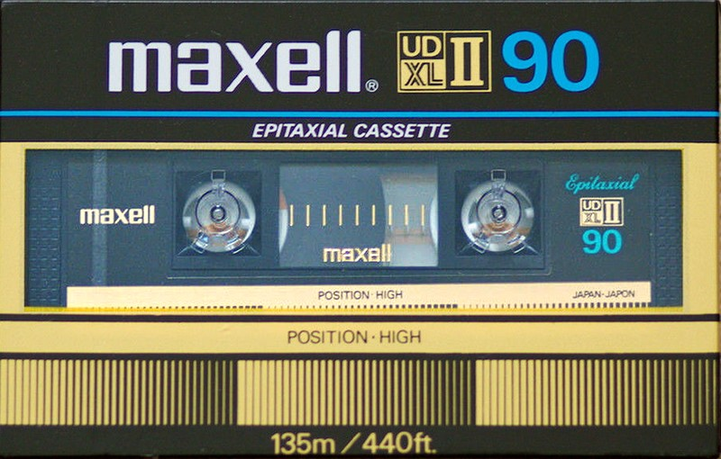 Compact Cassette Maxell UD XLII 90 Type II Chrome 1982 USA