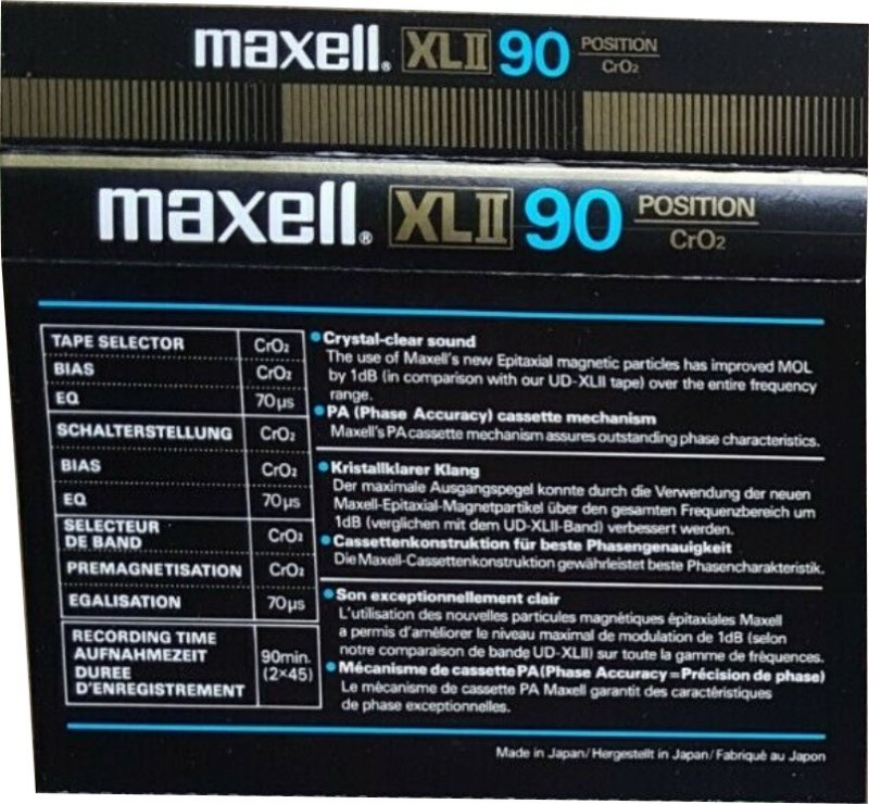 Compact Cassette: Maxell / Hitachi Maxell - UD XLII 90