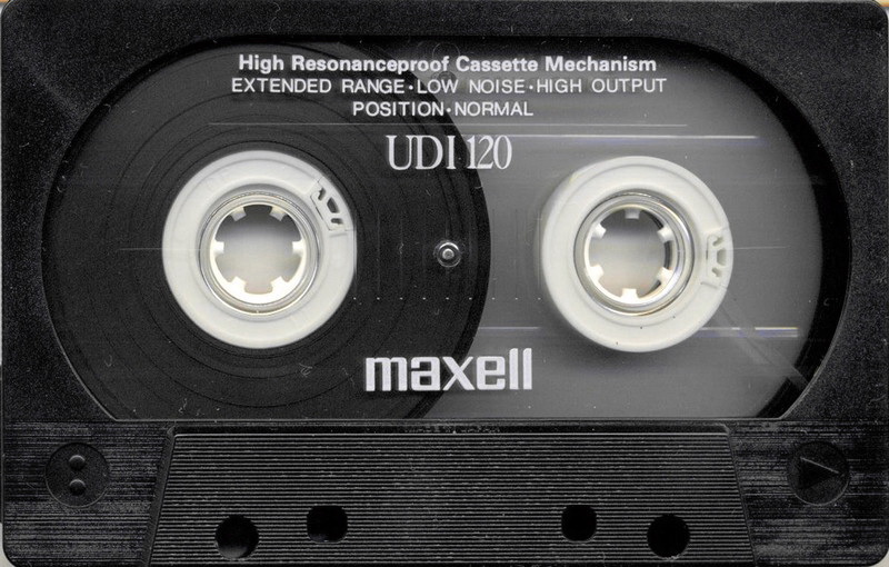 Compact Cassette Maxell UDI / UD1 120 Type I Normal 1988 Europe