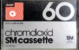 Compact Cassette BASF Chromdioxid 60 Type II Chrome 1976 Brazil