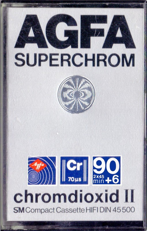 Compact Cassette: AGFA  - Superchrom 90+6