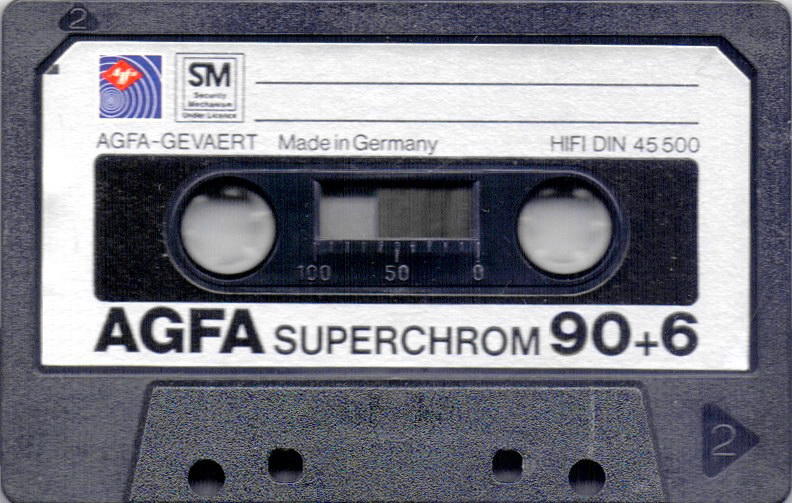 Compact Cassette: AGFA  - Superchrom 90+6