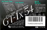 Compact Cassette AXIA GT-Ix 54 Type I Normal 1988 Japan