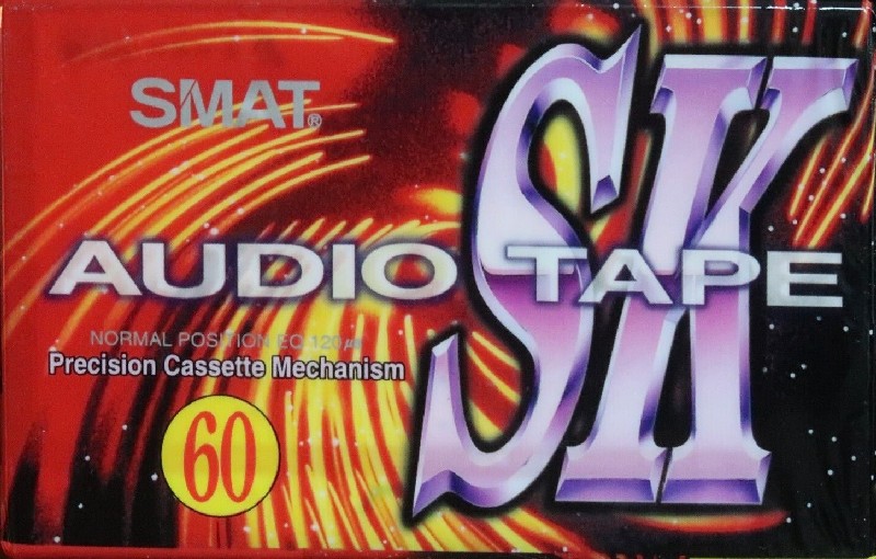 Compact Cassette Smat SK 60 "Audio tape" Type I Normal 1996 South Korea