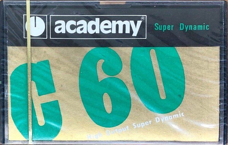 Compact Cassette Academy 60 Type I Normal 1980 Hong Kong