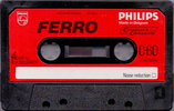 Compact Cassette Philips Ferro 60 Type I Normal 1978 Europe