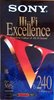 VHS, Video Home System Sony Hi-Fi Excellence 240 Type I Normal 1996 Europe