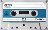 Compact Cassette Aiwa 60 Type I Normal 1970 Japan