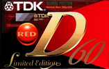 Compact Cassette TDK D 60 "D-60REA Limited Edition Red" Type I Normal 1995 Europe
