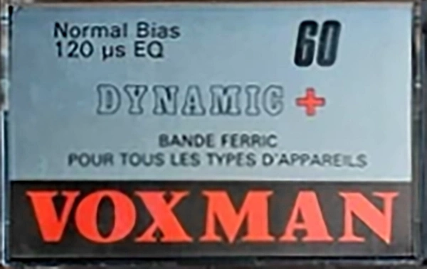 Compact Cassette Voxman Dynamic + 60 Type I Normal France
