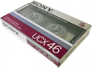 Compact Cassette Sony UCX 46 "UCX46N" Type II Chrome 1985 Japan