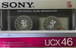 Compact Cassette Sony UCX 46 "UCX46N" Type II Chrome 1985 Japan