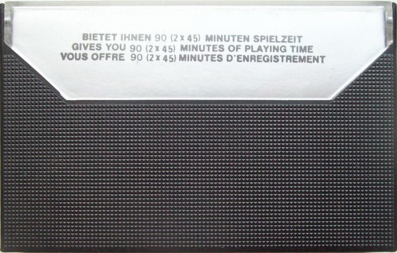 Compact Cassette Silver Sound 90 Type I Normal 1975 Europe