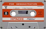 Compact Cassette Hitachi Demonstration Tape Japan
