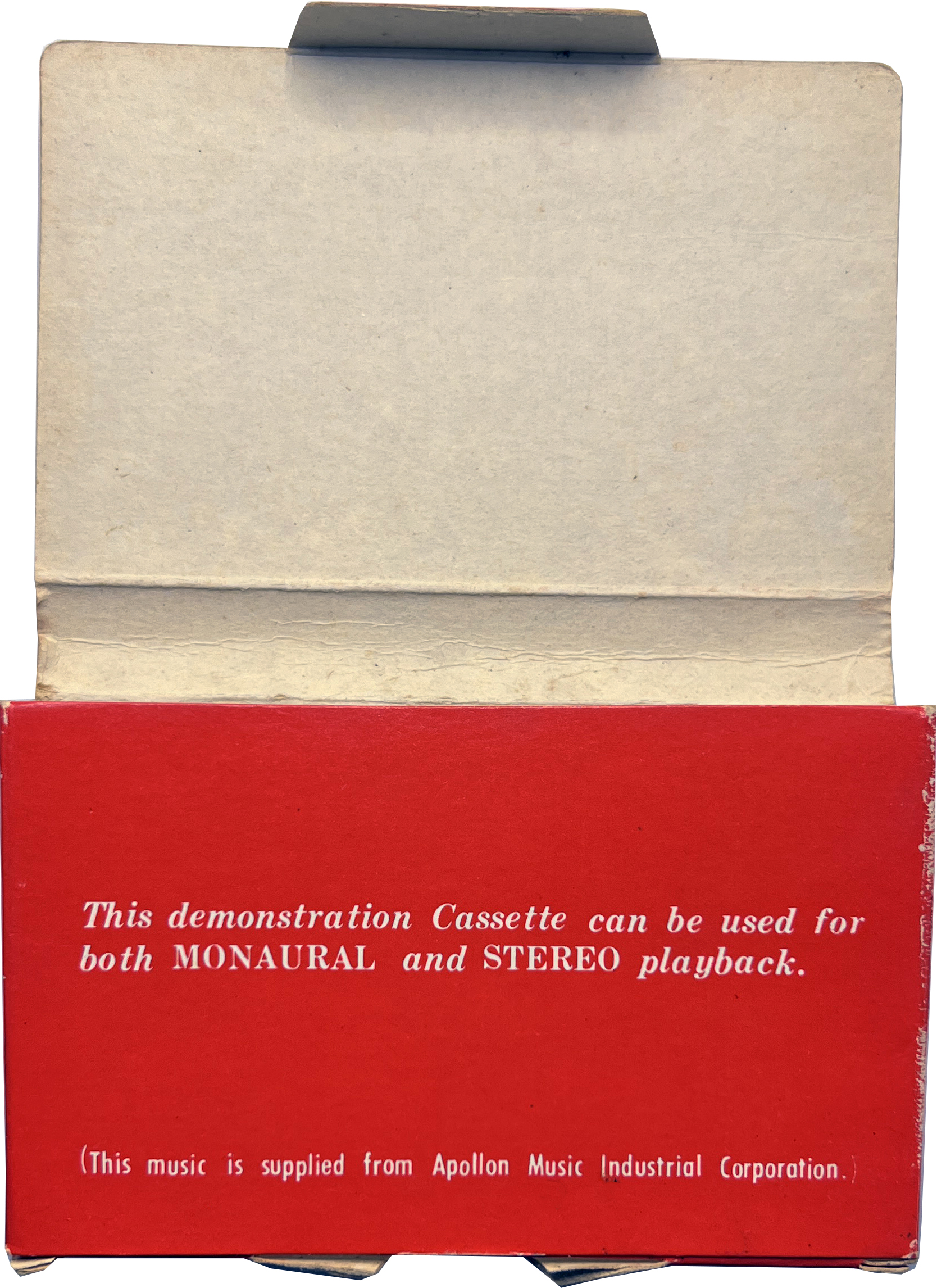 Compact Cassette Hitachi Demonstration Tape Japan