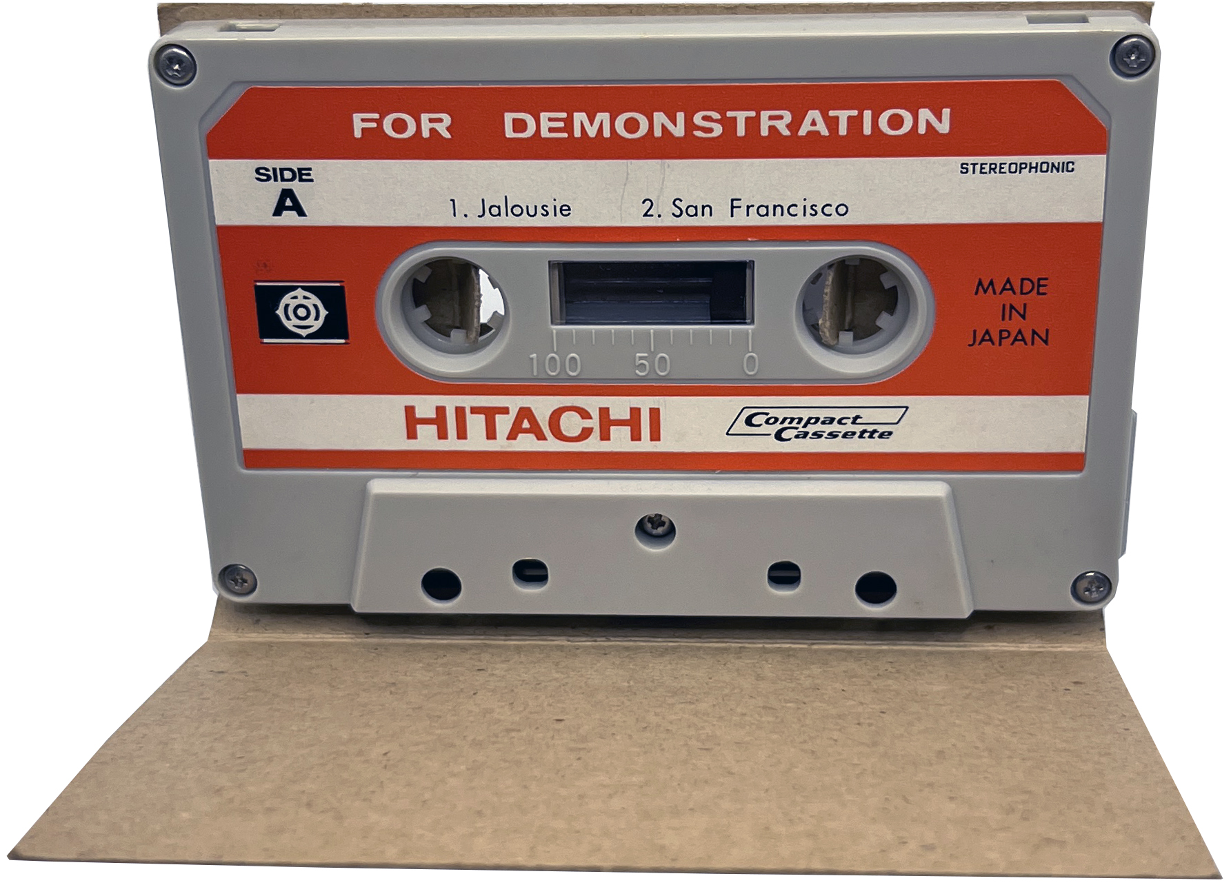 Compact Cassette Hitachi Demonstration Tape Japan