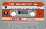 Compact Cassette Hitachi Demonstration Tape Japan
