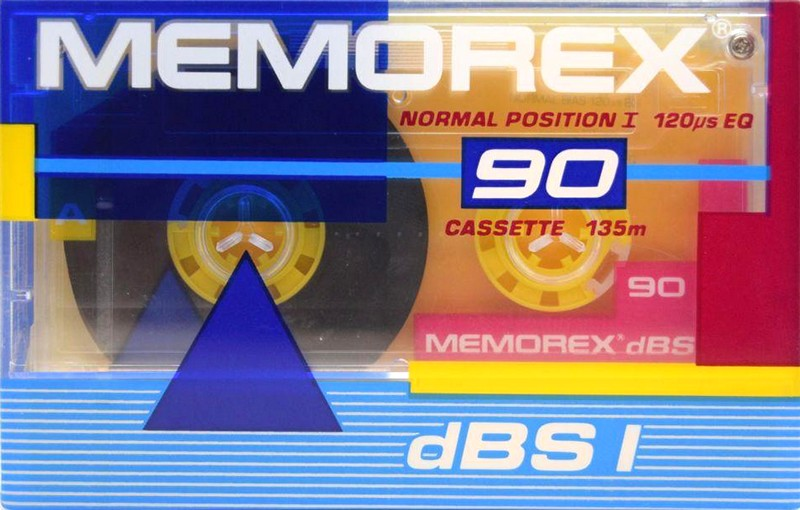 Compact Cassette Memorex dBS I 90 Type I Normal 1989 UK