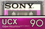 Compact Cassette Sony UCX 90 Type II Chrome 1982 North America