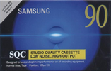 Compact Cassette Samsung SQC 90 Type I Normal 1995 North America