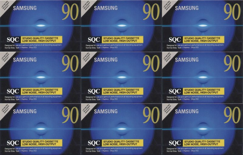 Compact Cassette:  Samsung - SQC 90