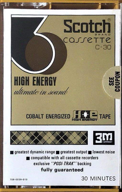 Compact Cassette: 3M Scotch - High Energy 30