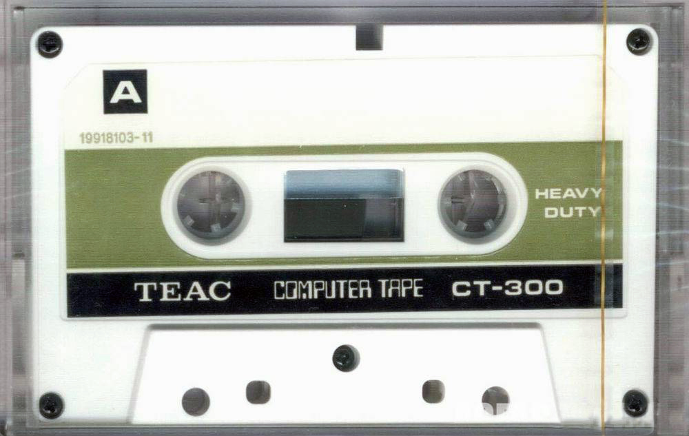 Compact Cassette Teac CT "CT-300" Computer Cassette 1978 Worldwide