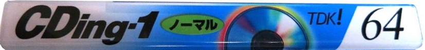 Compact Cassette TDK CDing 1 64 "CD1-64G" Type I Normal 1996 Japan
