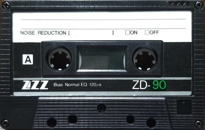 Compact Cassette ZZZ ZD 90 Type I Normal 1988 Worldwide